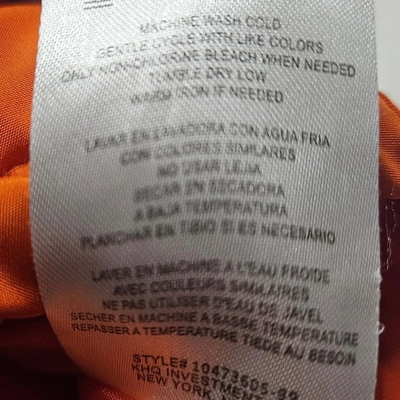 Kids Headquarters Boys Bright Orange Vest With Full Zipper Size 18 Months - Picture 6 of 10